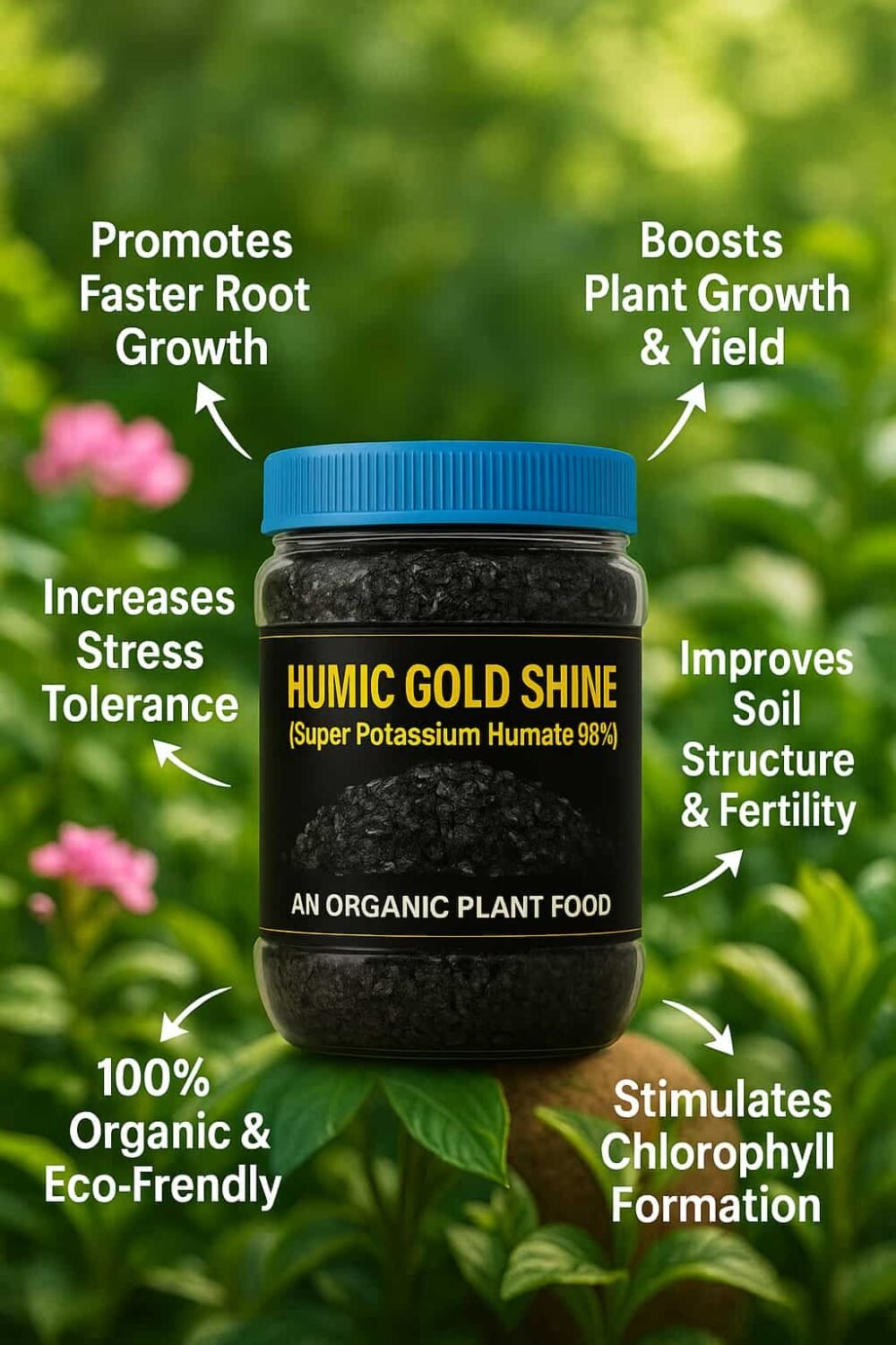 Humic Gold Shine 98 (Super Potassium Humate 98%) - Image 3