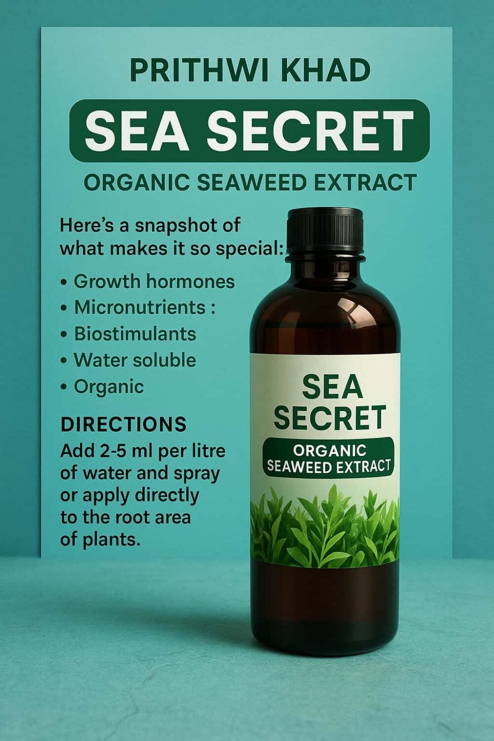 SEA SECRET/SEAWEED EXTRACT FERTILIZER - Image 3
