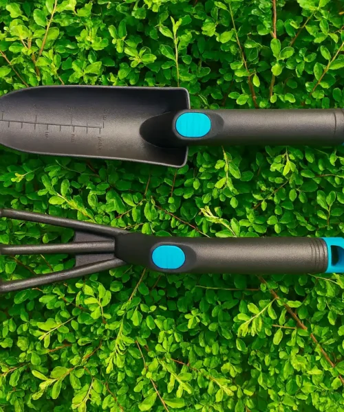 Plastic Heavy Duty Garden Hand Trowel with Measurement Marks AND GARDEN HAND CULTIVATOR TOOL(COMBO)