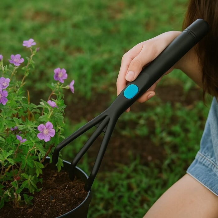 Plastic Heavy Duty Garden Hand Trowel with Measurement Marks AND GARDEN HAND CULTIVATOR TOOL(COMBO) - Image 4